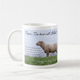 Papa, Du bist voll Schaf! Kaffeetasse