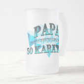 Papa du bist wertvoller als ein 50 Karäter Mattglas Bierglas (VorderseiteRechts)