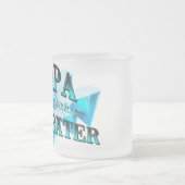 Papa du bist wertvoller als ein 50 Karäter Mattglastasse (Mittel)