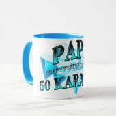 Papa du bist wertvoller als ein 50 Karäter Tasse (Vorderseite Links)