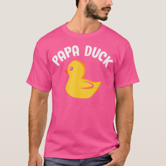 Papa Duck Funny Duck Lover Duck Hunting Father'S D T-Shirt