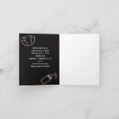 Papa Duschdieger Papageien , Bierladen Party einla Einladung (Innenseite)