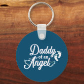 Papa eines Angel-Schlüsselanhängers Schlüsselanhänger (Vorderseite)