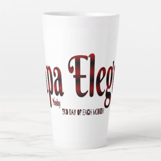 Papa Elegua Milchtasse (Vorderseite)