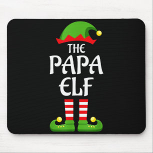 Papa-Elf-Familien-Matching-Gruppe Weihnachten Papa Mousepad
