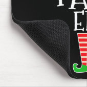 Papa Elf Family Matching Group Weihnachtsgeschenk Mousepad (Ecke)