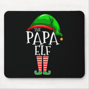 Papa Elf Family Matching Group Weihnachtsgeschenk Mousepad