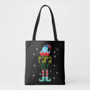 Papa Elf - Frohe Weihnachten - Weihnachtsmann - Ho Tasche