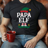 Papa Elf Funny Familienweihnachtsmatte T-Shirt
