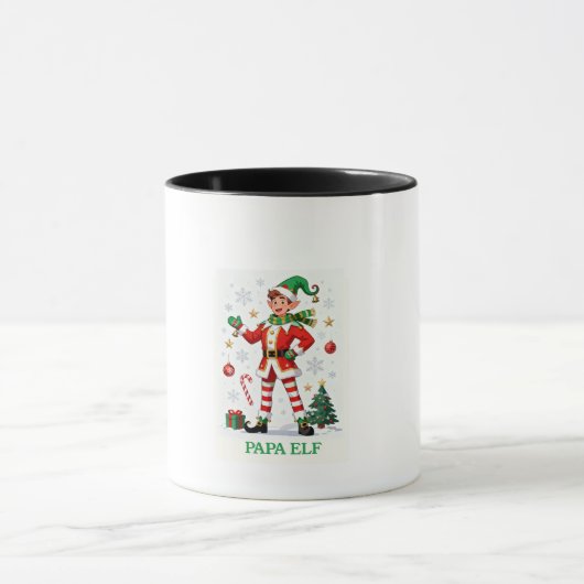 “Papa Elf Magic in Every Sip” Tasse (Zentrum)