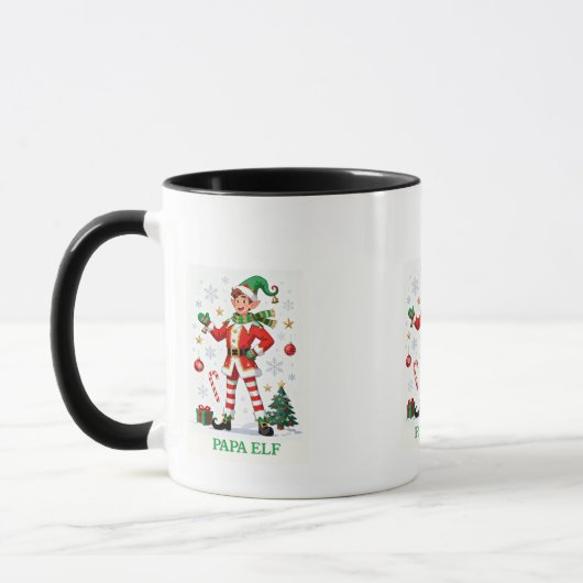 “Papa Elf Magic in Every Sip” Tasse (Links)