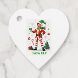 „Papa Elf: Magische Weihnachtsfreude“ Geschenkanhänger