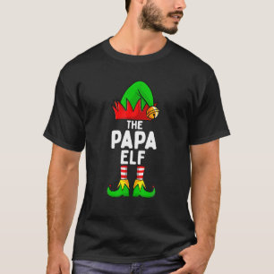 Papa Elf Passendes Familien-Weihnachten T-Shirt