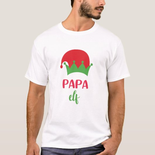 Papa Elf T-Shirt (Vorderseite)