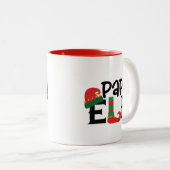 Papa Elf Zweifarbige Tasse (VorderseiteRechts)