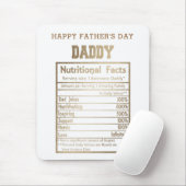 Papa ernährungsphysiologische Fakten Mousepad (Mit Mouse)