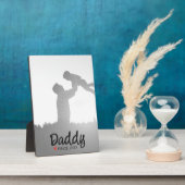 Papa, erster Vatertag, erster glücklicher Vater Fotoplatte (Seite)