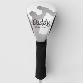 Papa, erster Vatertag, erster glücklicher Vater Golf Headcover