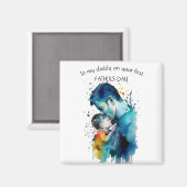 Papa-Erstväter-Tagesveranstaltung Magnet (Vorderseite/Rückseite)