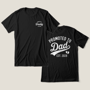 Papa Est 2026 Papa werden Neuer Papa 2026 Tri-Blend Shirt