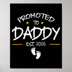 Papa Est 2026 Papa werdende Neuer Papa 2026 Erstes Poster