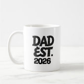 Papa Est 2026 Stolzer Vater seit Kaffeetasse (Links)