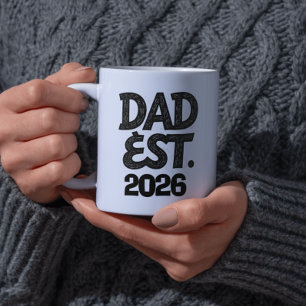 Papa Est 2026 Stolzer Vater seit Kaffeetasse