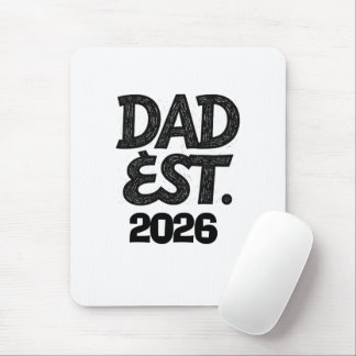 Papa Est 2026 Stolzer Vater seit Mousepad