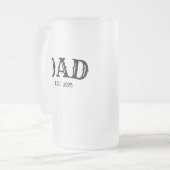 PAPA EST  MATTGLAS BIERGLAS (Vorderseite Links)