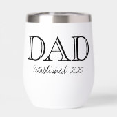 Papa Established Fett Schwarz Weiß (Rückseite)
