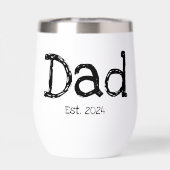 Papa Established Fett Schwarz Weiß (Rückseite)