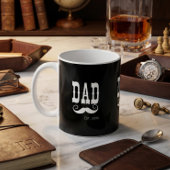 Papa Established Schnurrbart Jahr westlicher Vinta Kaffeetasse