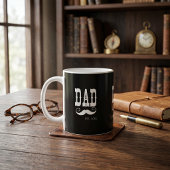 Papa Established Schnurrbart Jahr westlicher Vinta Kaffeetasse