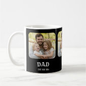 Papa Established Schrift Foto Kaffeetasse (Links)