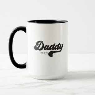 Papa etablierte Retro-Stil Vater-Tag Tasse