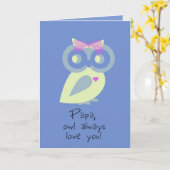 Papa Father's Day Card Karte (Gelbe Blume)