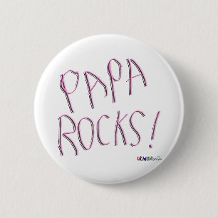 Papa-Felsen! Knopf Button