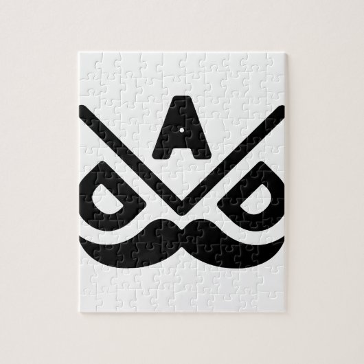 PAPA: Fettes Minimalismus Puzzle (Vertikal)