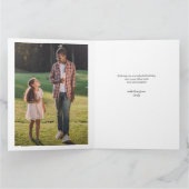 Papa Foto Collage 31 Picture Happy Birthday Card Karte (Innenseite)