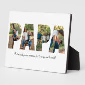 Papa Foto Collage Plaque für den Vater Fotoplatte (Seite)