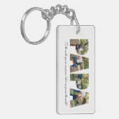 Papa Foto Collage Schlüsselanhänger für den Vatert (Vorderseite links)
