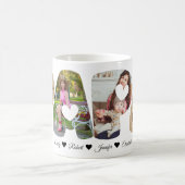 PAPA Foto Collage Tasse - Perfektes Geschenk für V (Mittel)