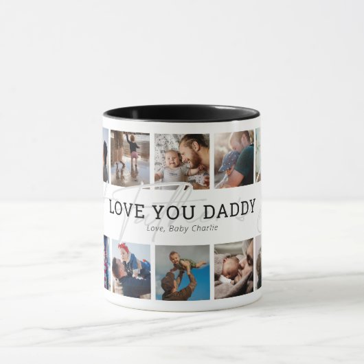 Papa-Foto des ersten Vaters Tasse (Zentrum)