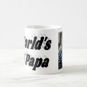 Papa-Foto mit Tasse (Mittel)
