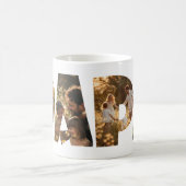 PAPA: Fotocollage Cutout Letters Kaffeetasse (Mittel)