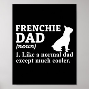 Papa Französische Bulldogge Frenchie Französischer Poster