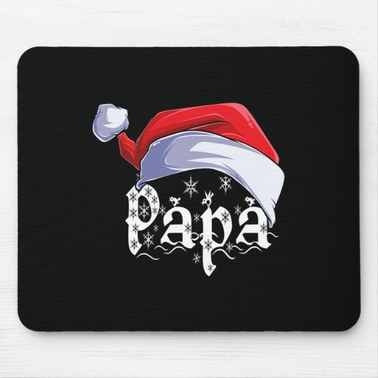 Papa Frohe Weihnachten Weihnachten Weihnachten Wei Mousepad (Vorne)