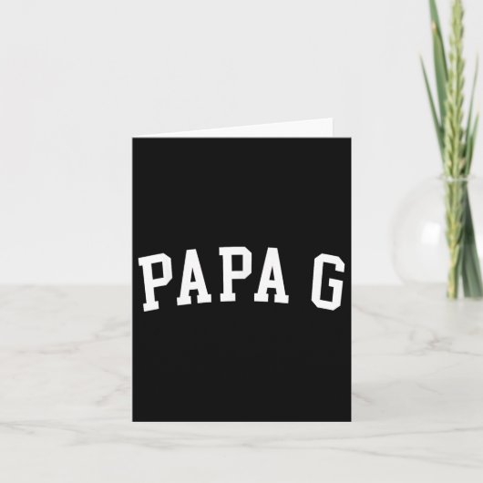 Papa G _2 Karte (Vorderseite)