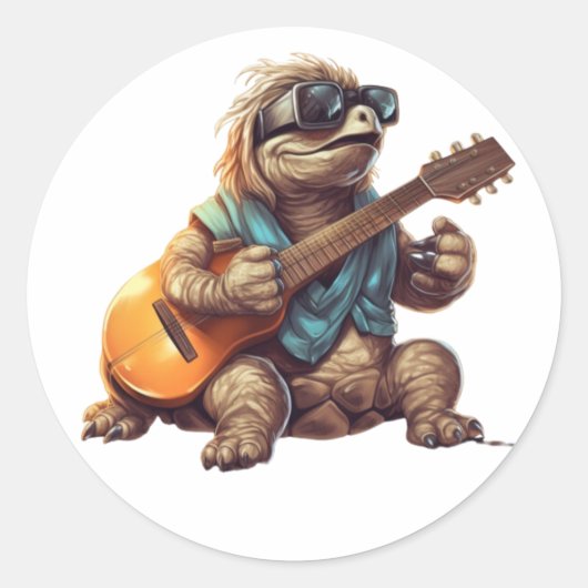 Papa Galapagos von den Galapagos Paradise Inseln Runder Aufkleber (Vorderseite)