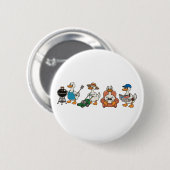 Papa Gans Vatertag Papa Opa Ehemann Button (Vorne & Hinten)